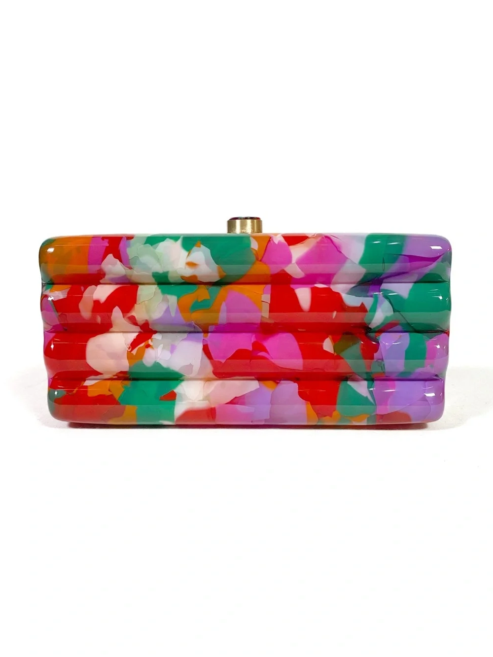 Cult Gaia Enid Clutch Abstract Garden